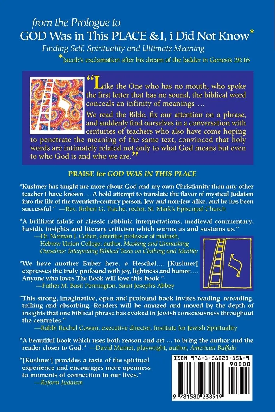 Rückseite: 9781580238519 | God Was in This Place &amp; I, I Did Not Know-25th Anniversary Ed | Buch