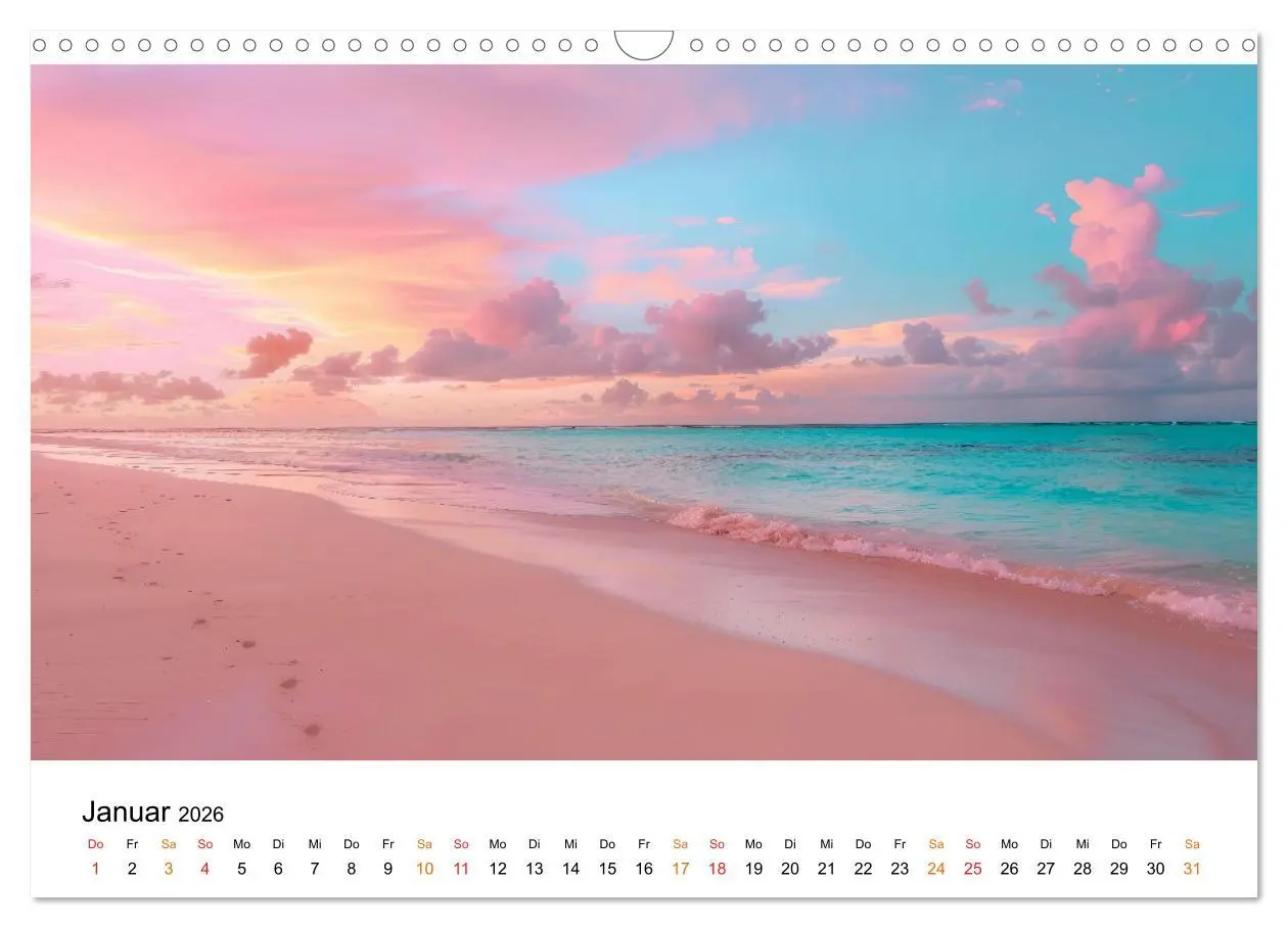 Bild: 9783457378519 | Maritim pur - Strandträume (Wandkalender 2026 DIN A3 quer),...