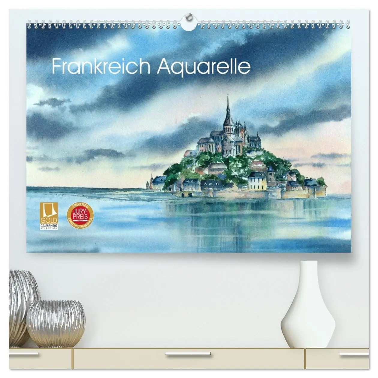Cover: 9783457758519 | Frankreich Aquarelle (hochwertiger Premium Wandkalender 2026 DIN A2...