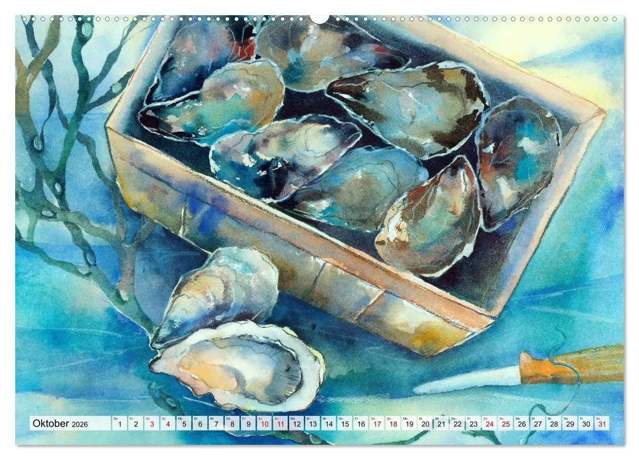 Bild: 9783457758519 | Frankreich Aquarelle (hochwertiger Premium Wandkalender 2026 DIN A2...