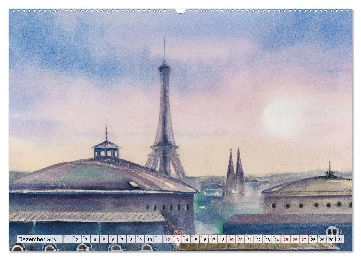 Bild: 9783457758519 | Frankreich Aquarelle (hochwertiger Premium Wandkalender 2026 DIN A2...