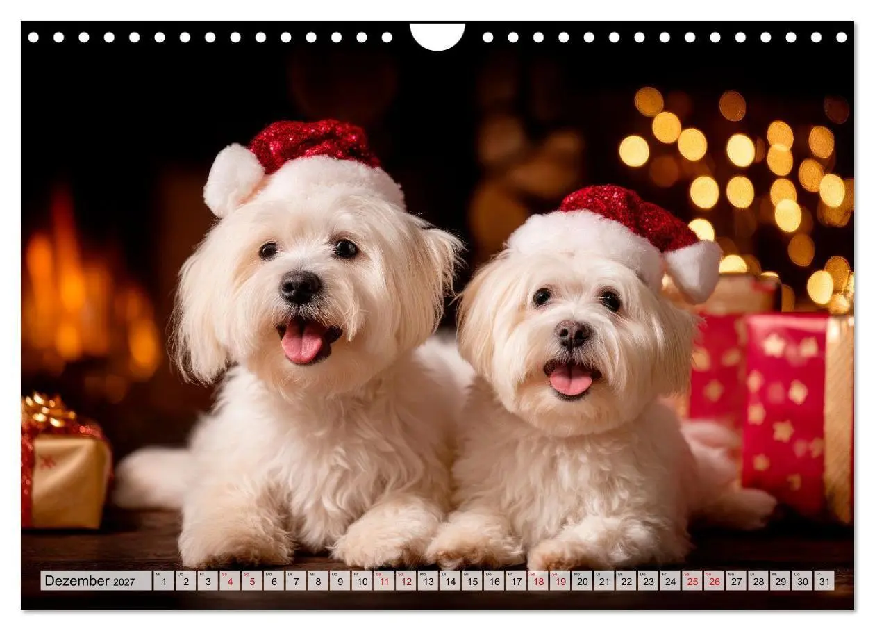 Bild: 9783594378519 | Malteser - Hunde mit Herz und Charme (Wandkalender 2027 DIN A4...