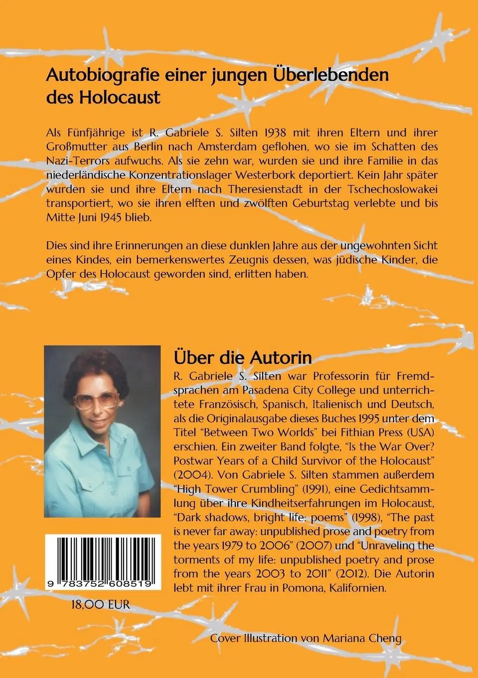 Rückseite: 9783752608519 | Zwischen zwei Welten | R. Gabriele S. Silten | Taschenbuch | 228 S.