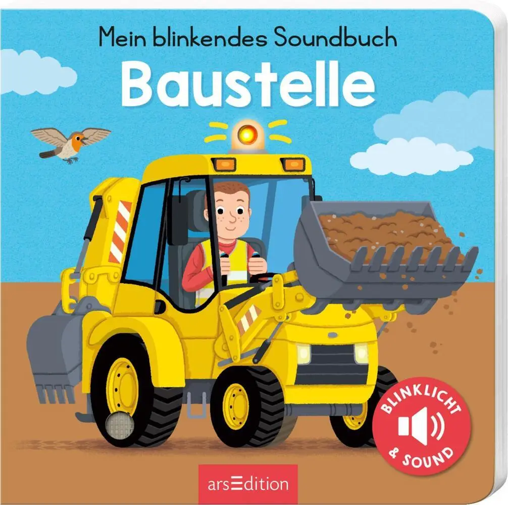 Cover: 9783845838519 | Mein blinkendes Soundbuch - Baustelle | Sound mit 1 LED | Caillou