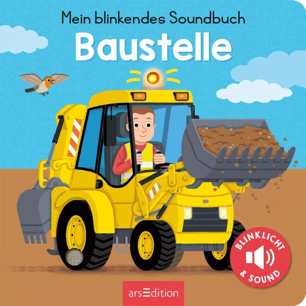 Bild: 9783845838519 | Mein blinkendes Soundbuch - Baustelle | Sound mit 1 LED | Caillou