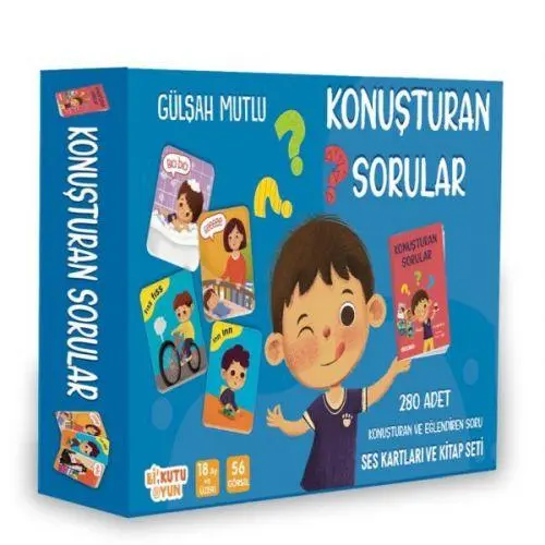 Cover: 9786057258519 | Konusturan Sorular - Ses Kartlari ve Kitap Seti | Gülsah Mutlu | Buch