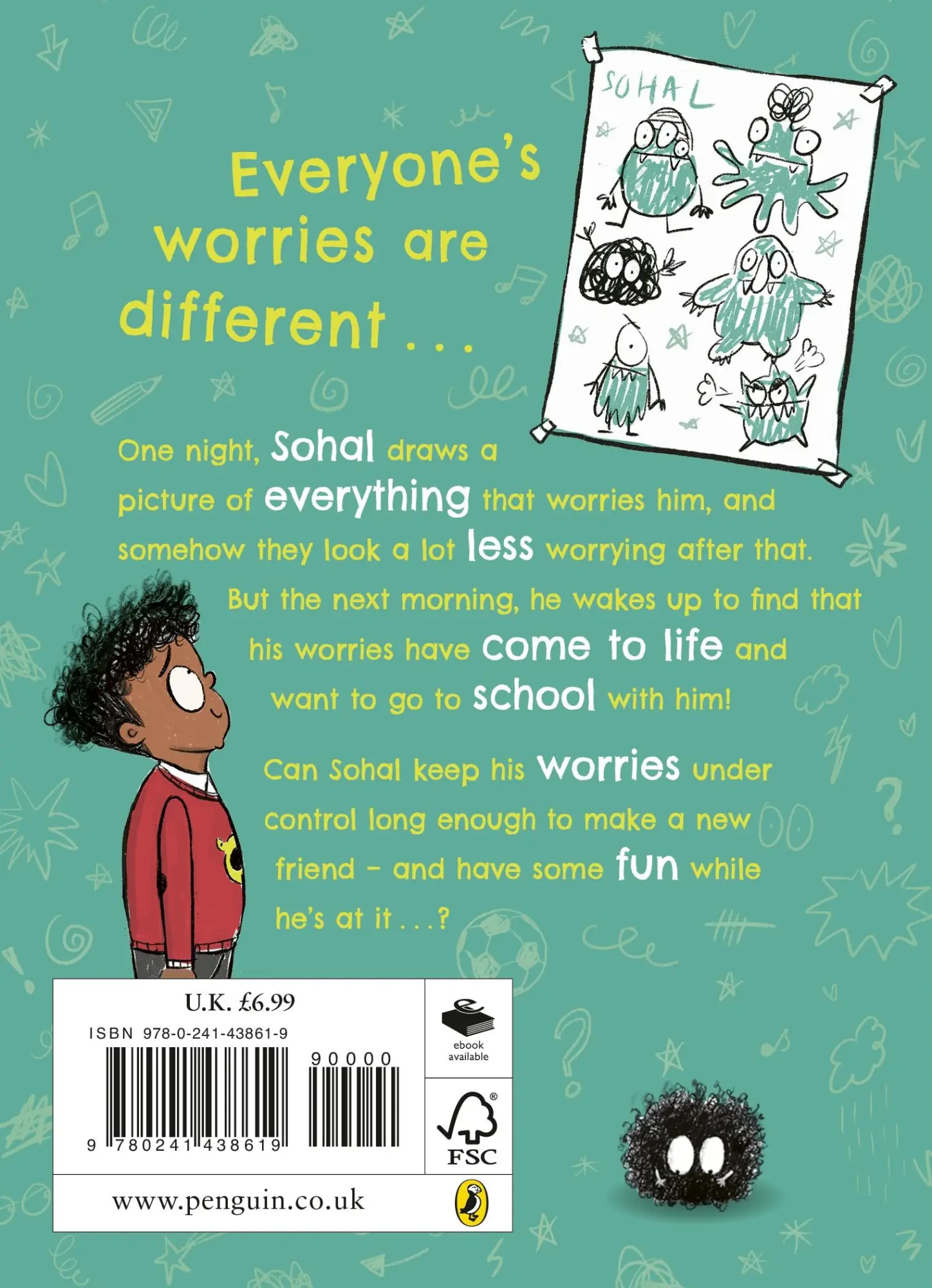 Rückseite: 9780241438619 | The Worries: Sohal Finds a Friend | Jion Sheibani | Taschenbuch | 2021