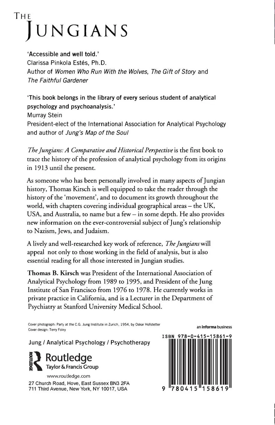 Rückseite: 9780415158619 | The Jungians | A Comparative and Historical Perspective | Kirsch