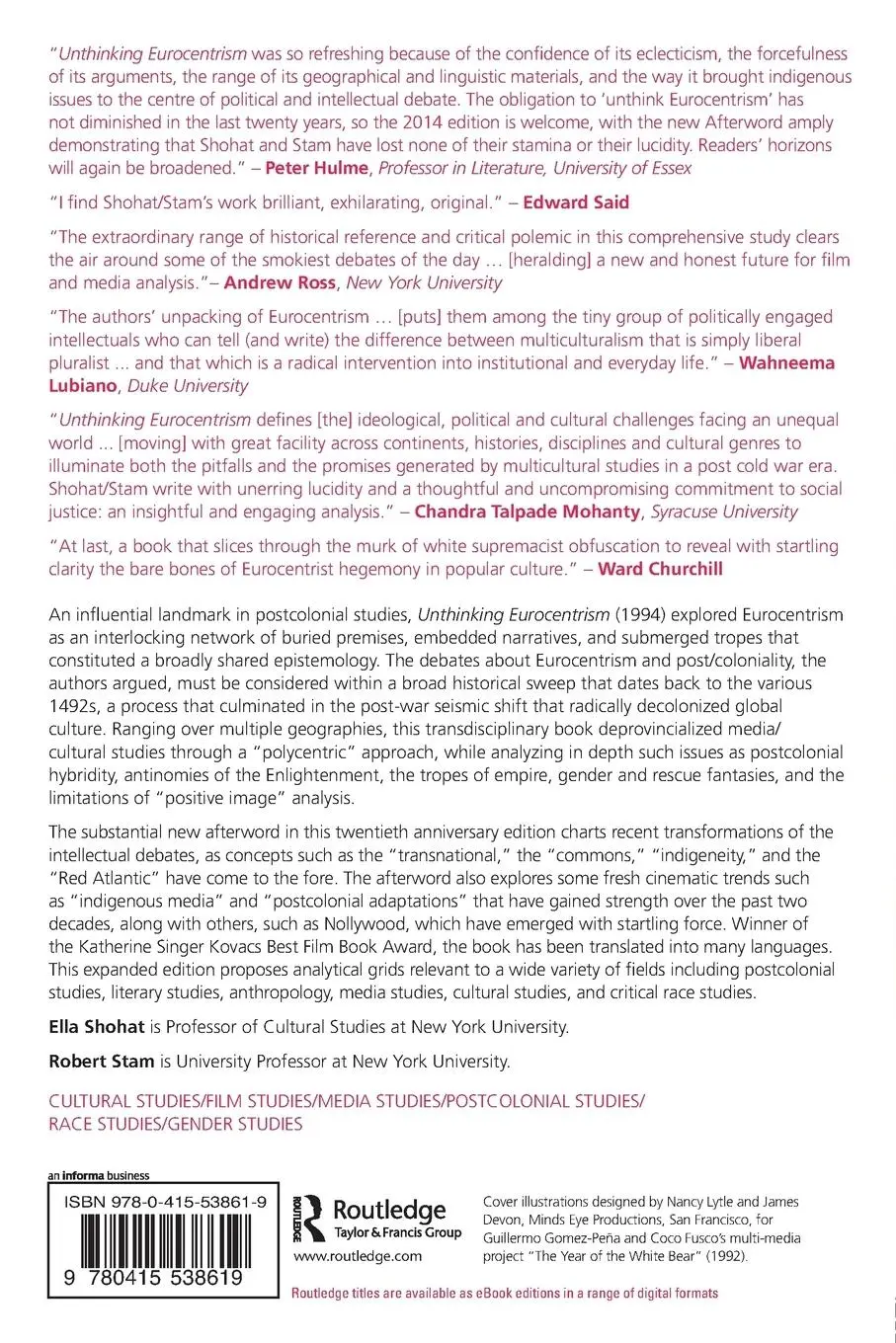 Rückseite: 9780415538619 | Unthinking Eurocentrism | Multiculturalism and the Media | Taschenbuch