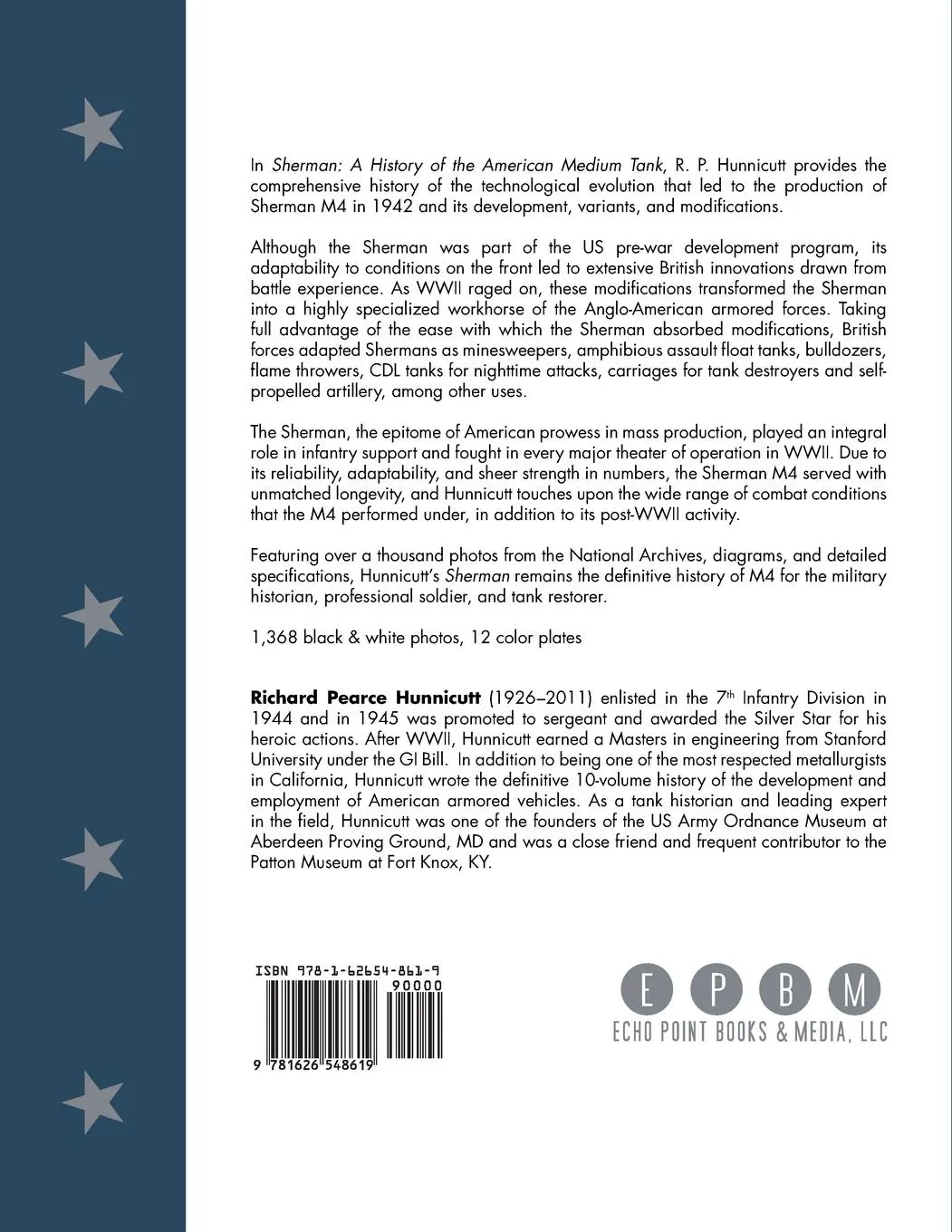 Rückseite: 9781626548619 | Sherman | A History of the American Medium Tank | R. P. Hunnicutt