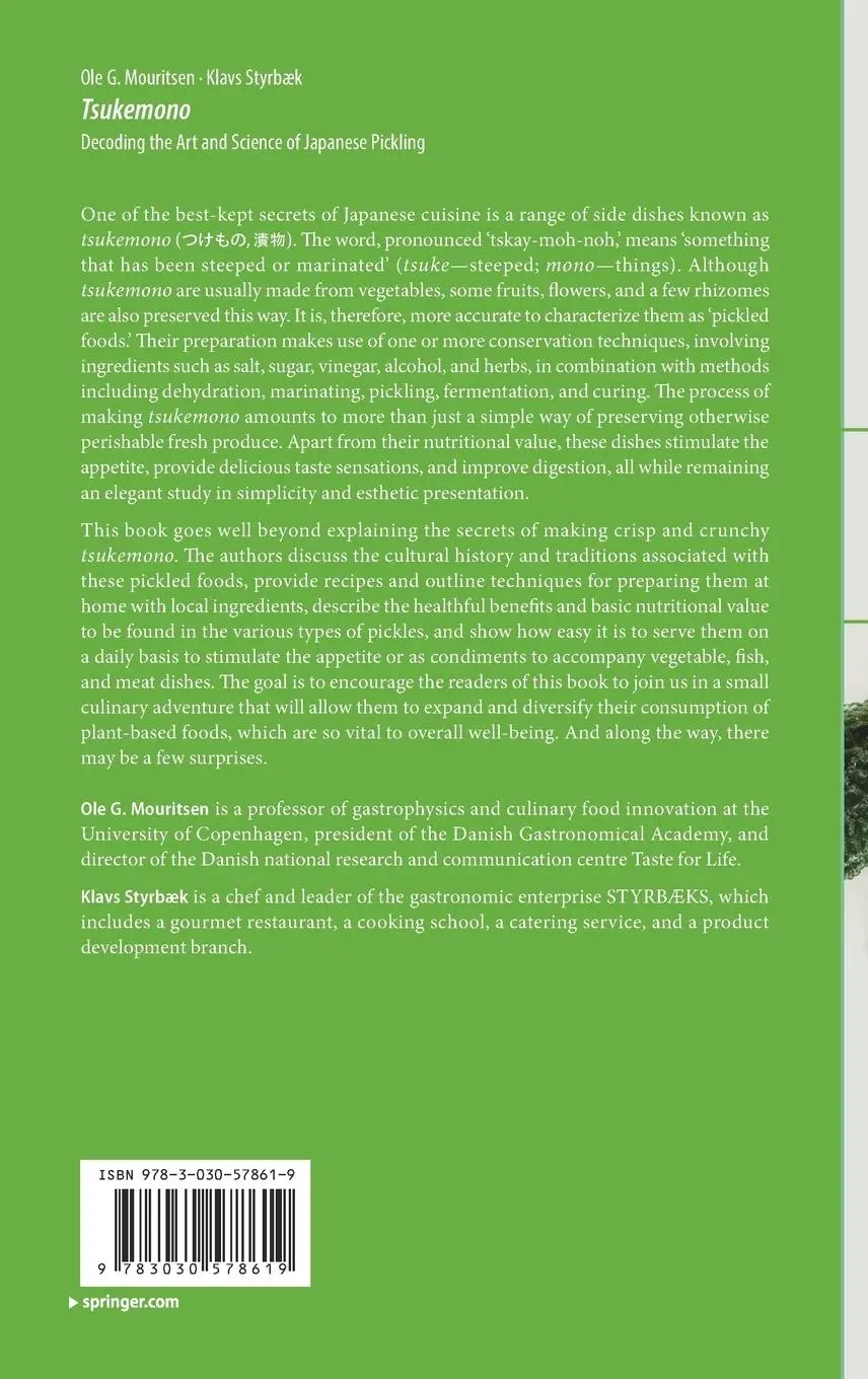 Rückseite: 9783030578619 | Tsukemono | Decoding the Art and Science of Japanese Pickling | Buch