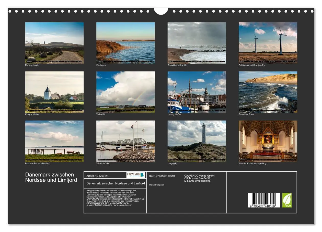 Bild: 9783435418619 | Dänemark zwischen Nordsee und Limfjord (Wandkalender 2025 DIN A3...