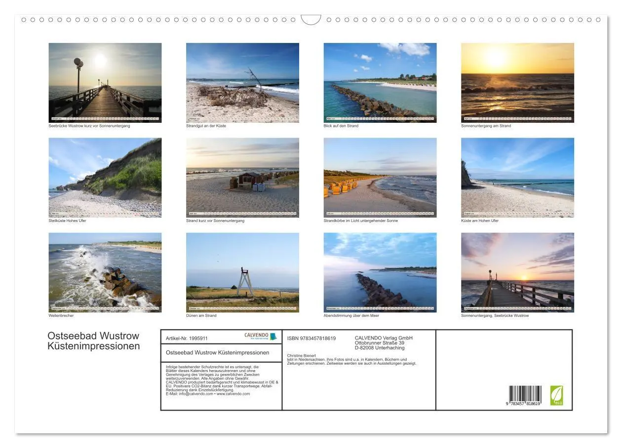 Bild: 9783457818619 | Ostseebad Wustrow Küstenimpressionen (Wandkalender 2026 DIN A2...