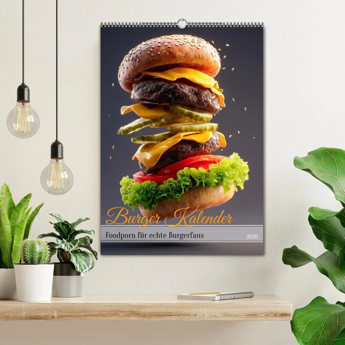 Bild: 9783516698619 | Burger Kalender - Foodporn für echte Burgerfans (Wandkalender 2026...