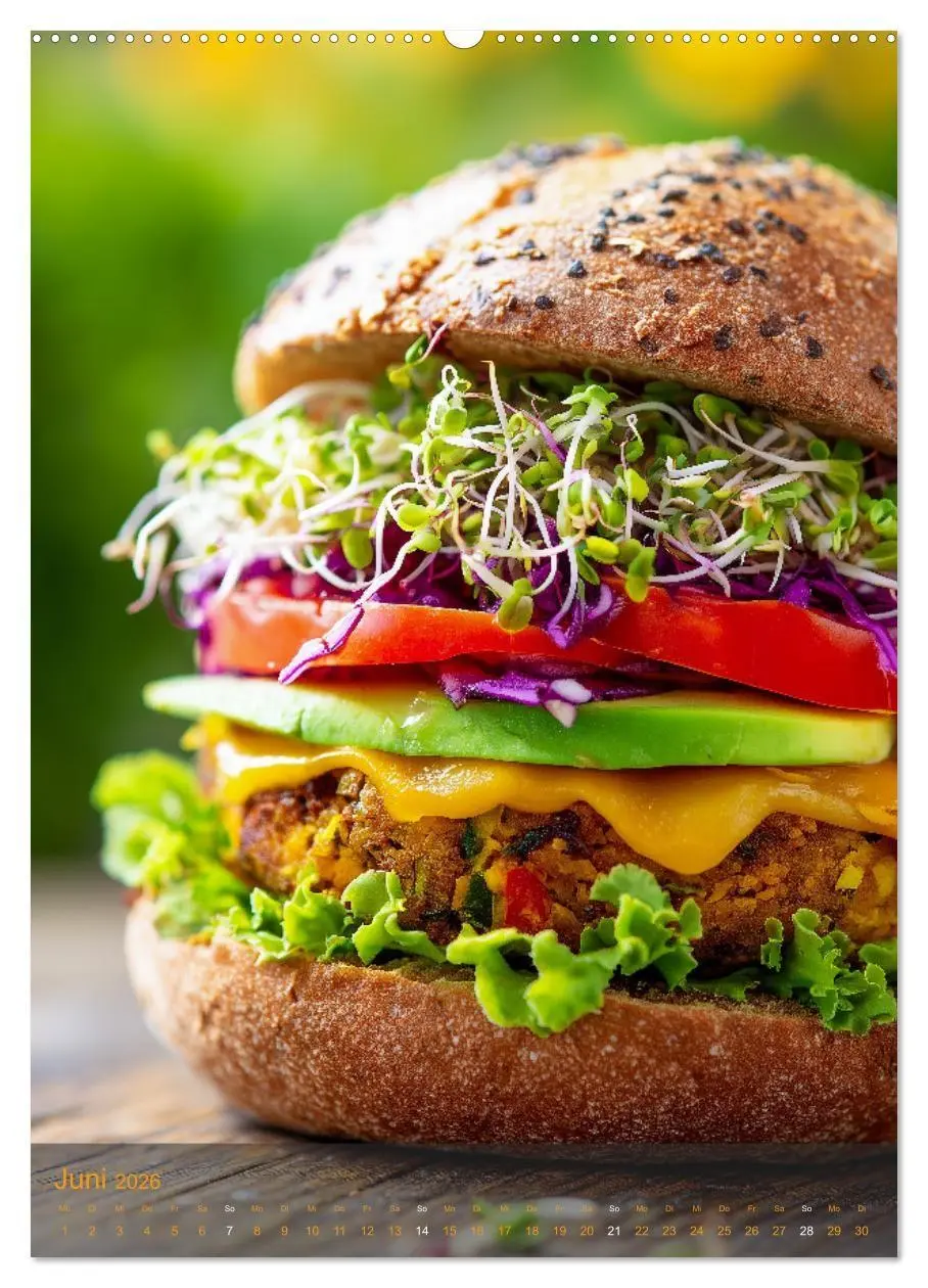 Bild: 9783516698619 | Burger Kalender - Foodporn für echte Burgerfans (Wandkalender 2026...