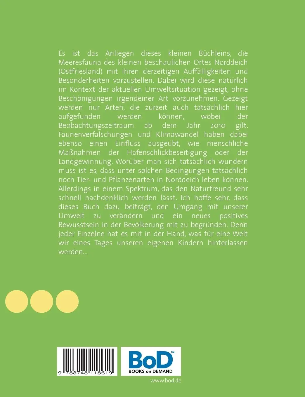 Rückseite: 9783748118619 | Die Meeresfauna von Norddeich (Ostfriesland) | Sven Gehrmann | Buch