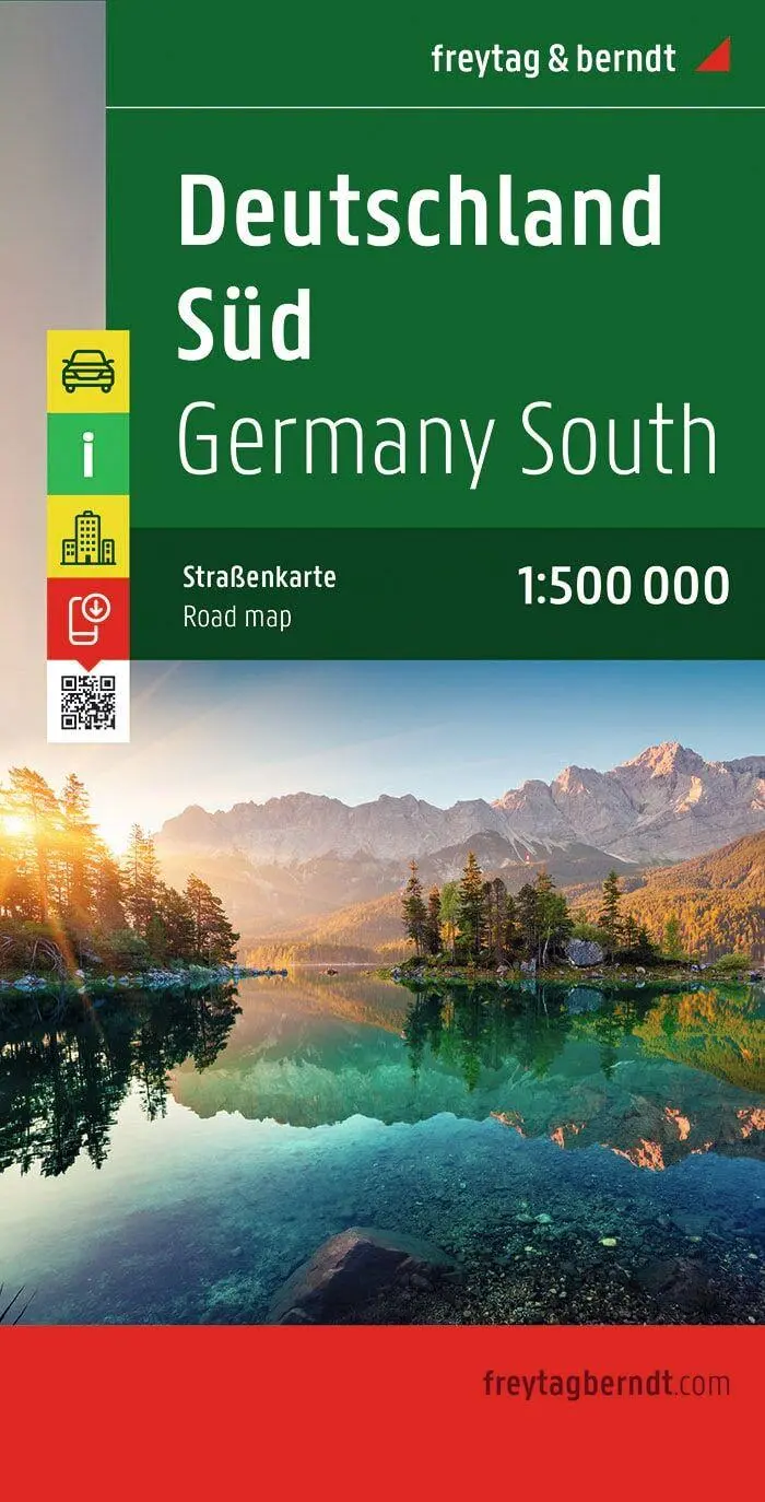 Cover: 9783850848619 | Deutschland Süd 1 : 500 000 | (Land-)Karte | 1 S. | Deutsch | 2022