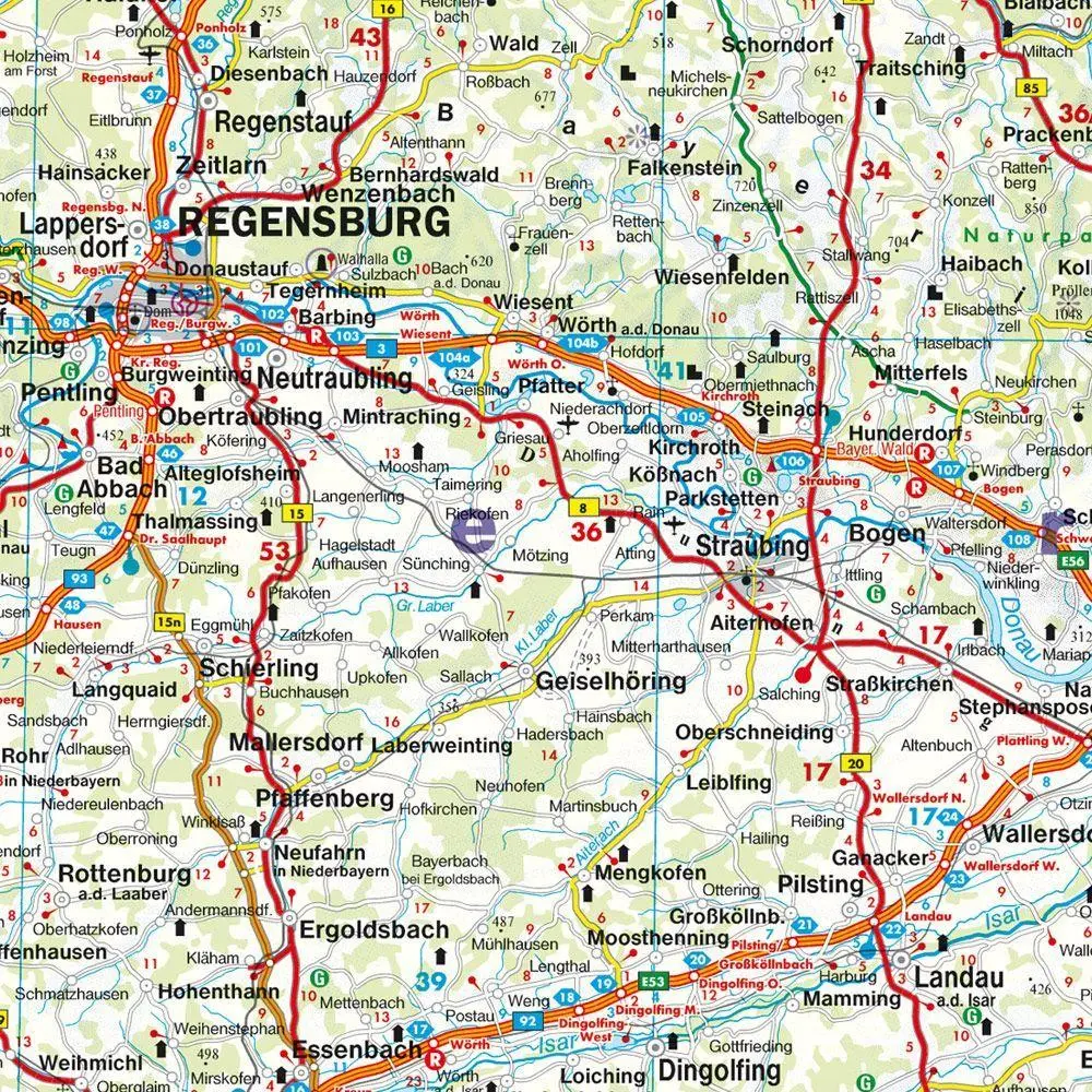 Bild: 9783850848619 | Deutschland Süd 1 : 500 000 | (Land-)Karte | 1 S. | Deutsch | 2022