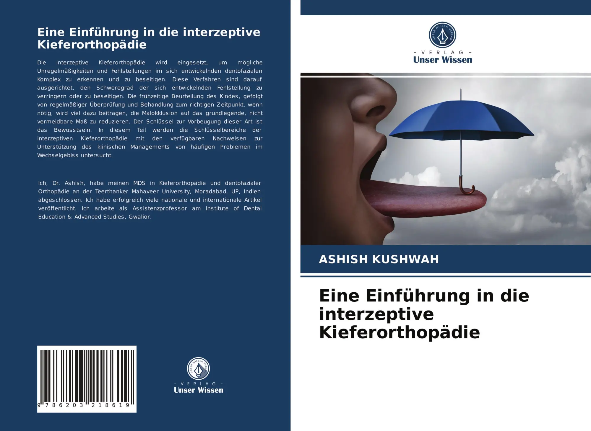 Cover: 9786203218619 | Eine Einführung in die interzeptive Kieferorthopädie | Ashish Kushwah