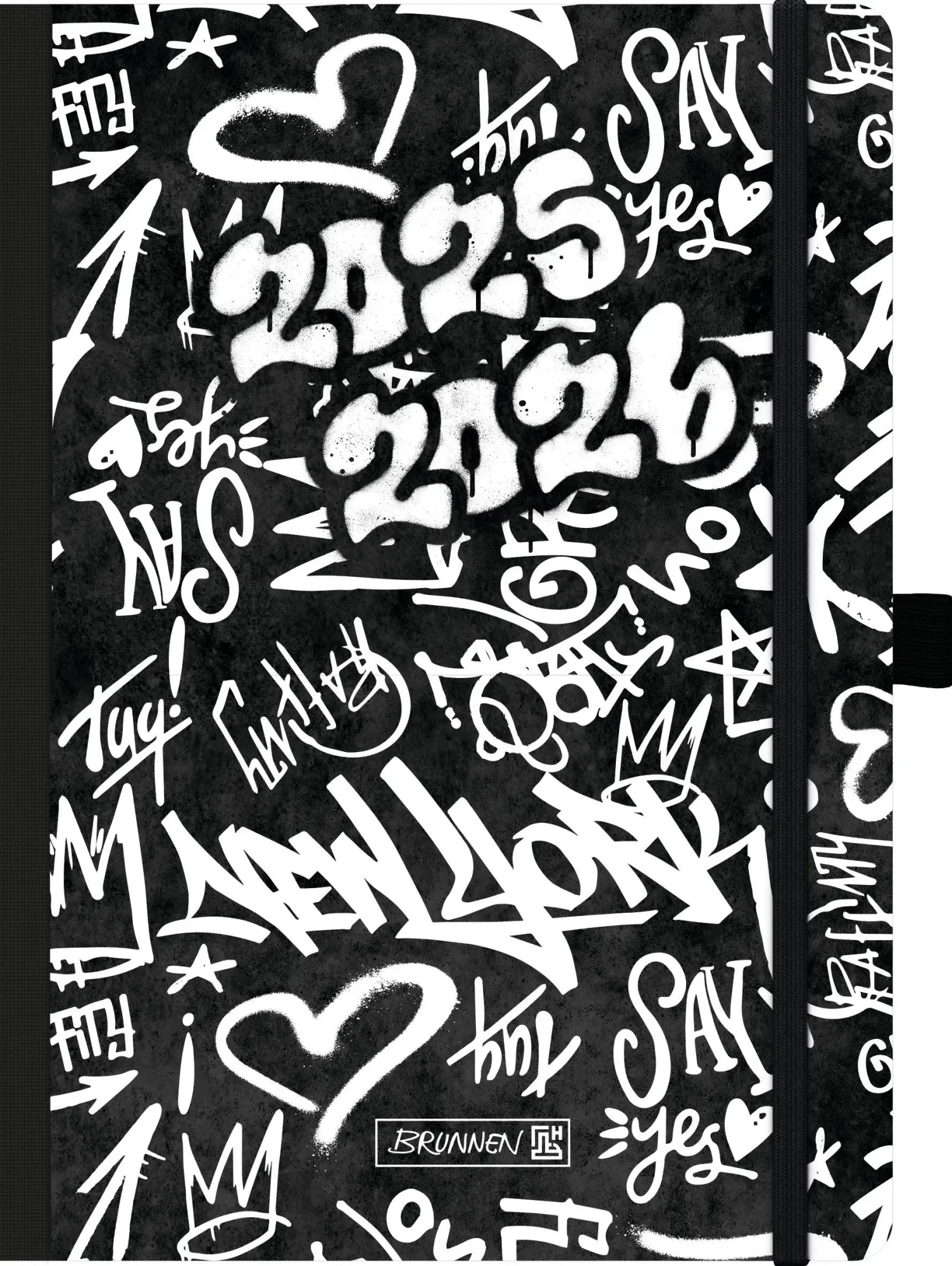 Cover: 4061947138719 | BRUNNEN Schülerkalender (2025/2026) "Graffiti", 2 Seiten = 1 Woche,...