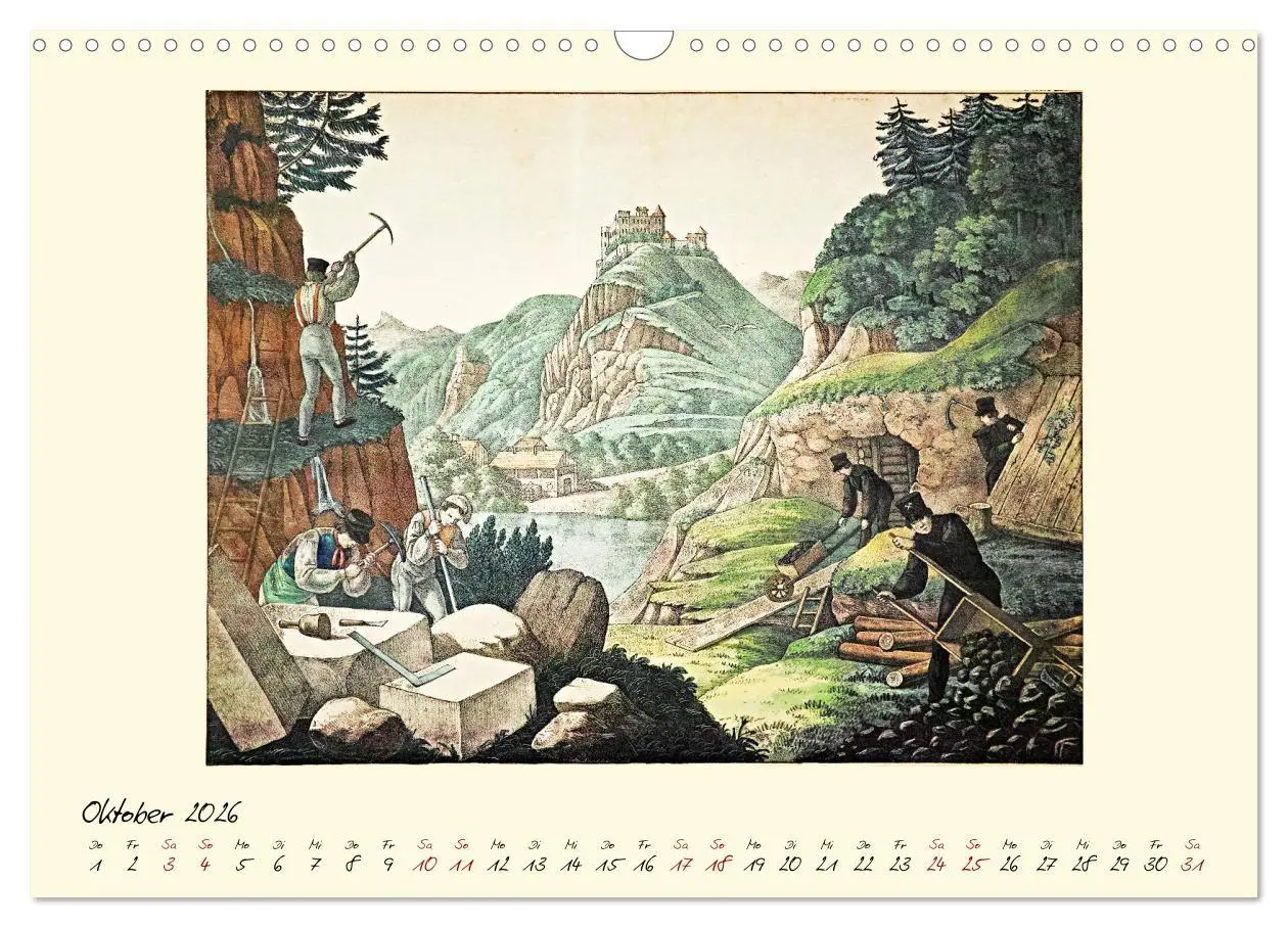 Bild: 9783457808719 | Alltagsleben der Biedermeier-Zeit (Wandkalender 2026 DIN A3 quer),...