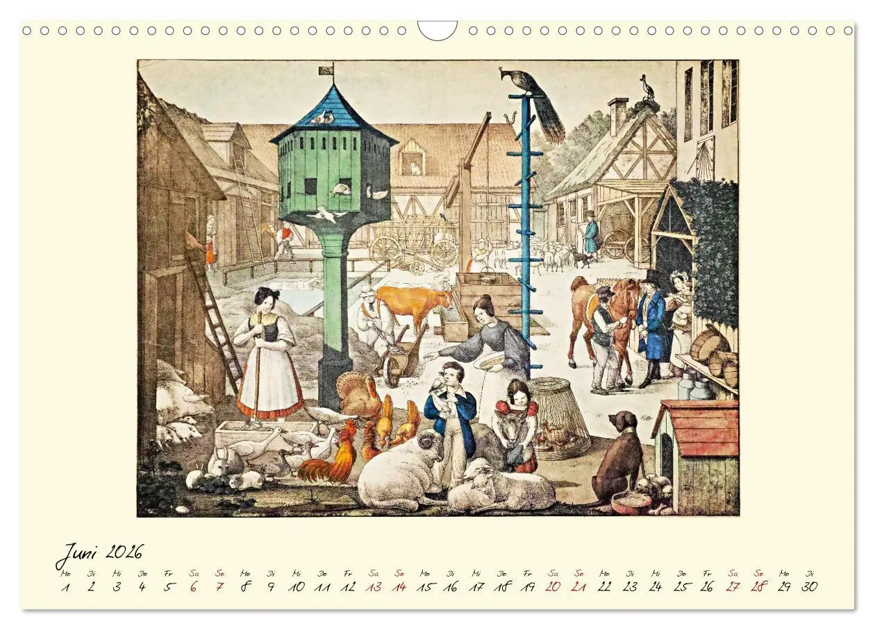 Bild: 9783457808719 | Alltagsleben der Biedermeier-Zeit (Wandkalender 2026 DIN A3 quer),...