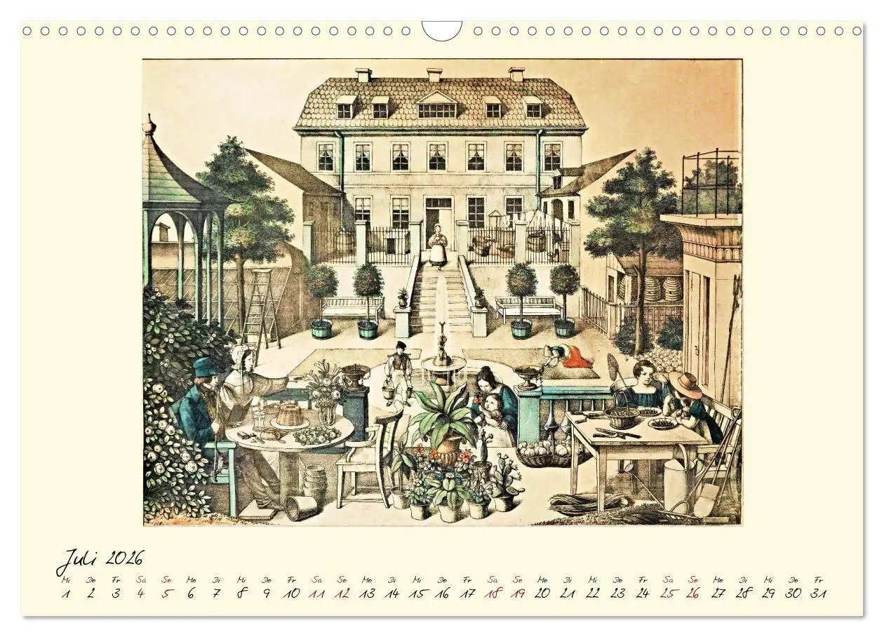 Bild: 9783457808719 | Alltagsleben der Biedermeier-Zeit (Wandkalender 2026 DIN A3 quer),...