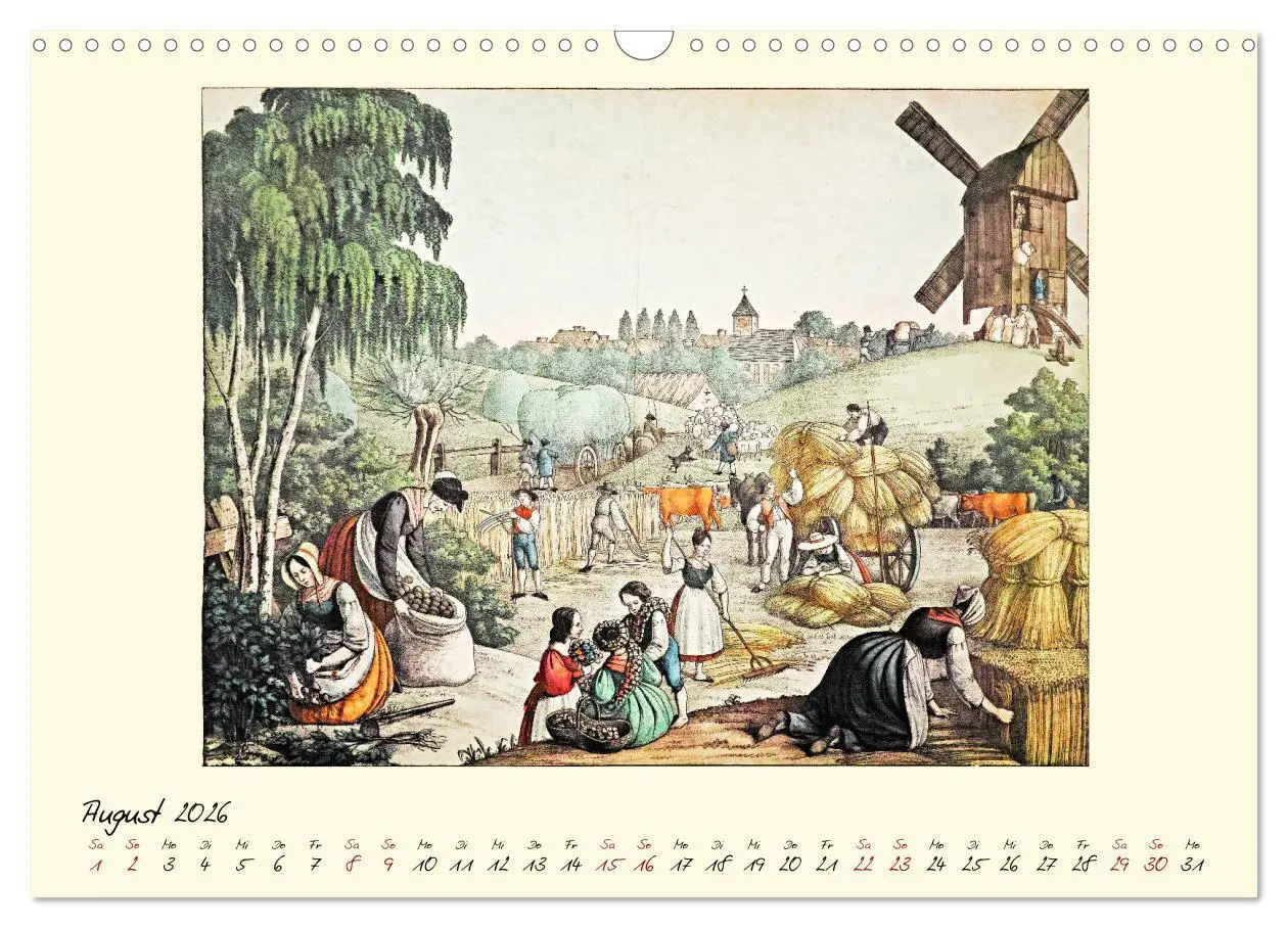 Bild: 9783457808719 | Alltagsleben der Biedermeier-Zeit (Wandkalender 2026 DIN A3 quer),...