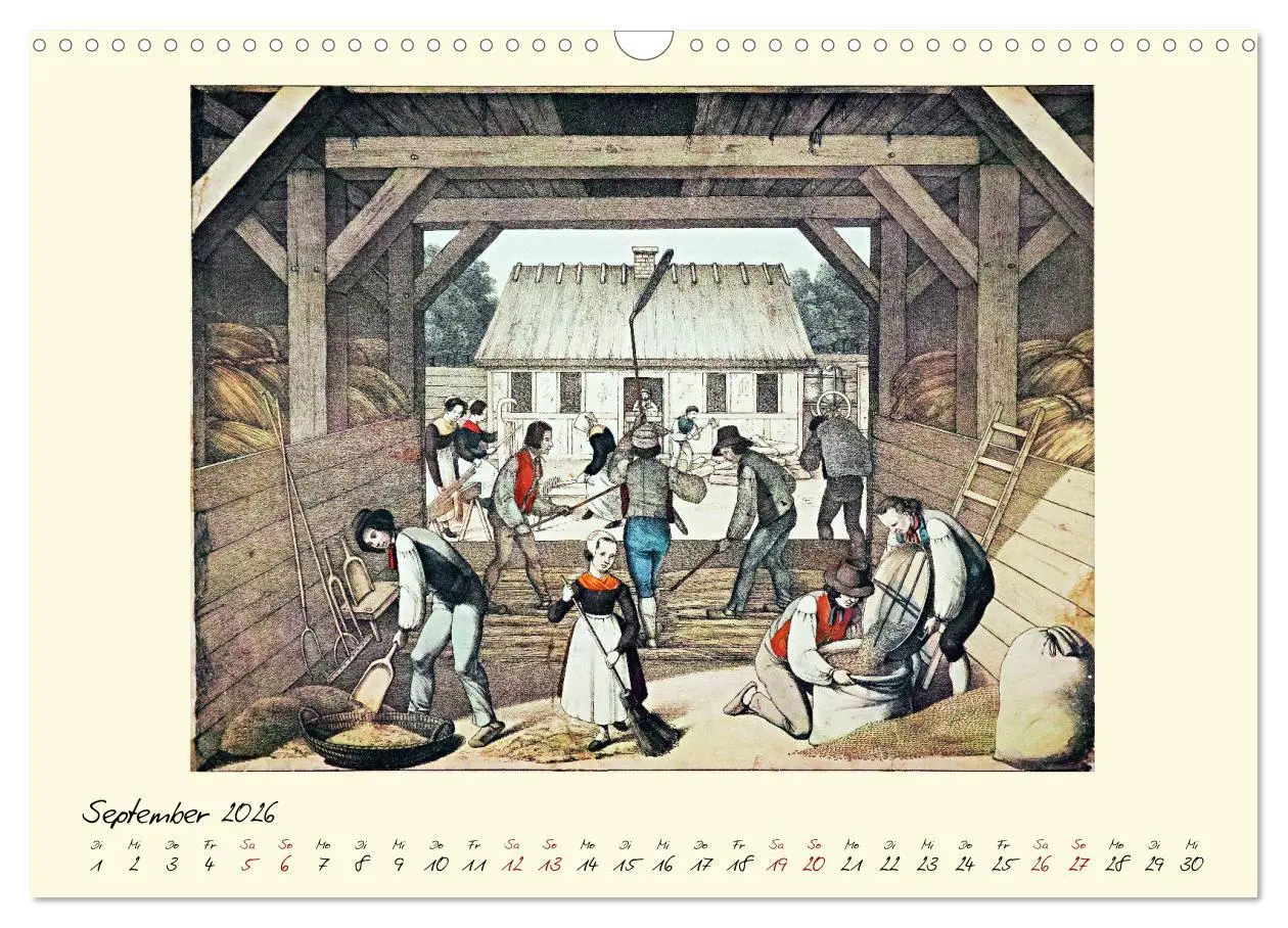 Bild: 9783457808719 | Alltagsleben der Biedermeier-Zeit (Wandkalender 2026 DIN A3 quer),...