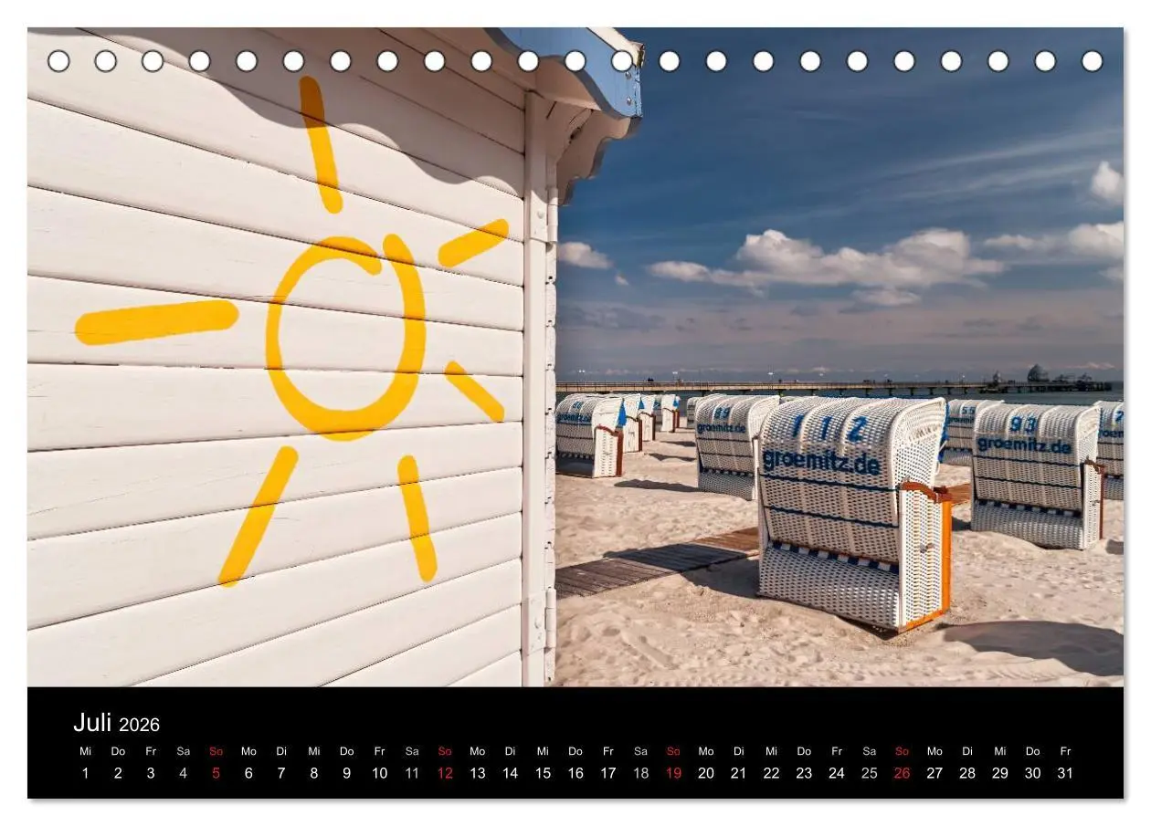 Bild: 9783516068719 | Wir lieben Grömitz (Tischkalender 2026 DIN A5 quer), CALVENDO...
