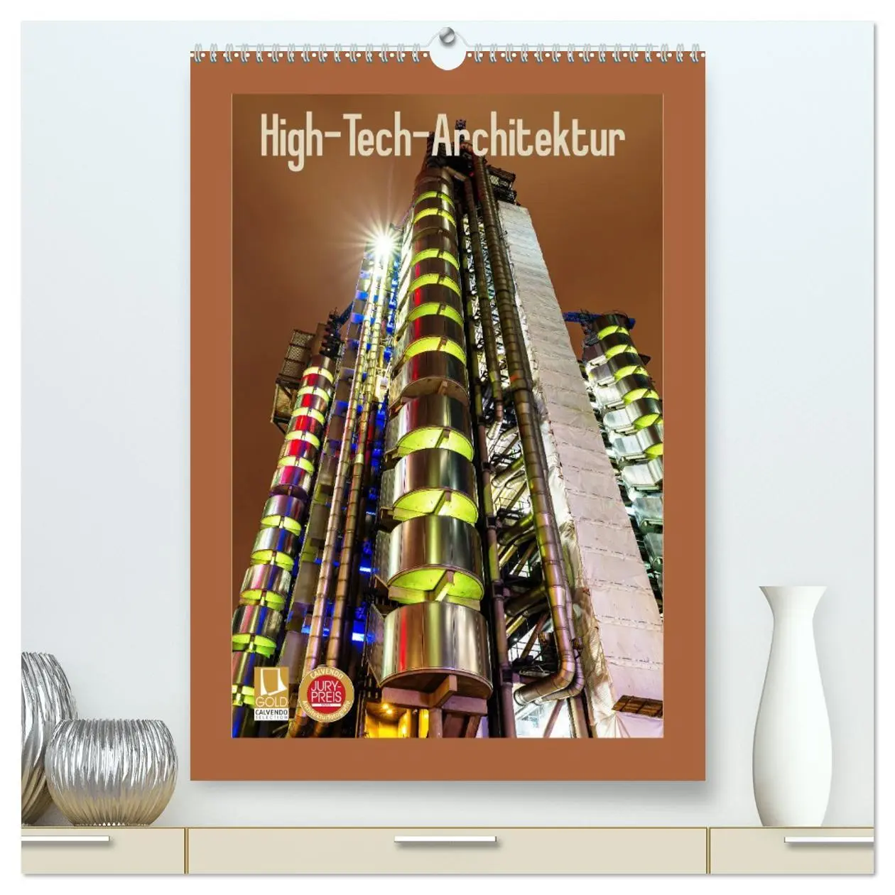 Cover: 9783516378719 | High-Tech-Architektur (hochwertiger Premium Wandkalender 2026 DIN...