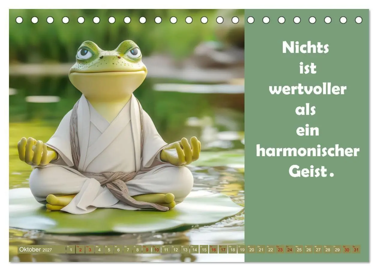 Bild: 9783516998719 | Witzige Frösche - Sprüche (Tischkalender 2027 DIN A5 quer),...