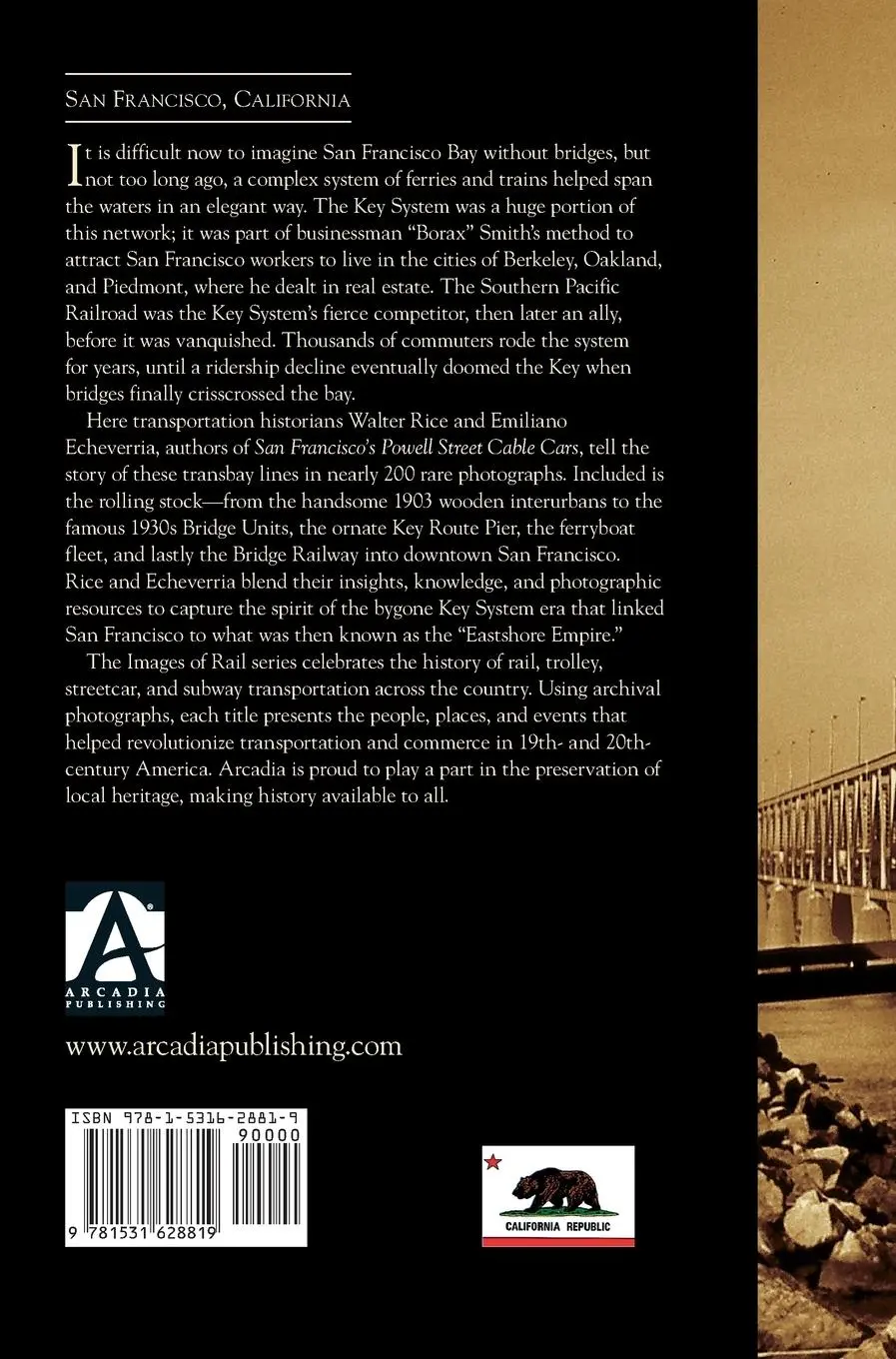 Rückseite: 9781531628819 | Key System | San Francisco and the Eastshore Empire | Rice (u. a.)