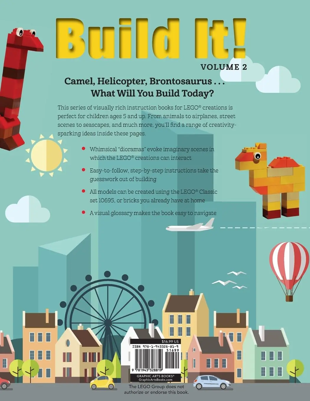 Rückseite: 9781943328819 | Build It! Volume 2 | Make Supercool Models with Your LEGO® Classic Set