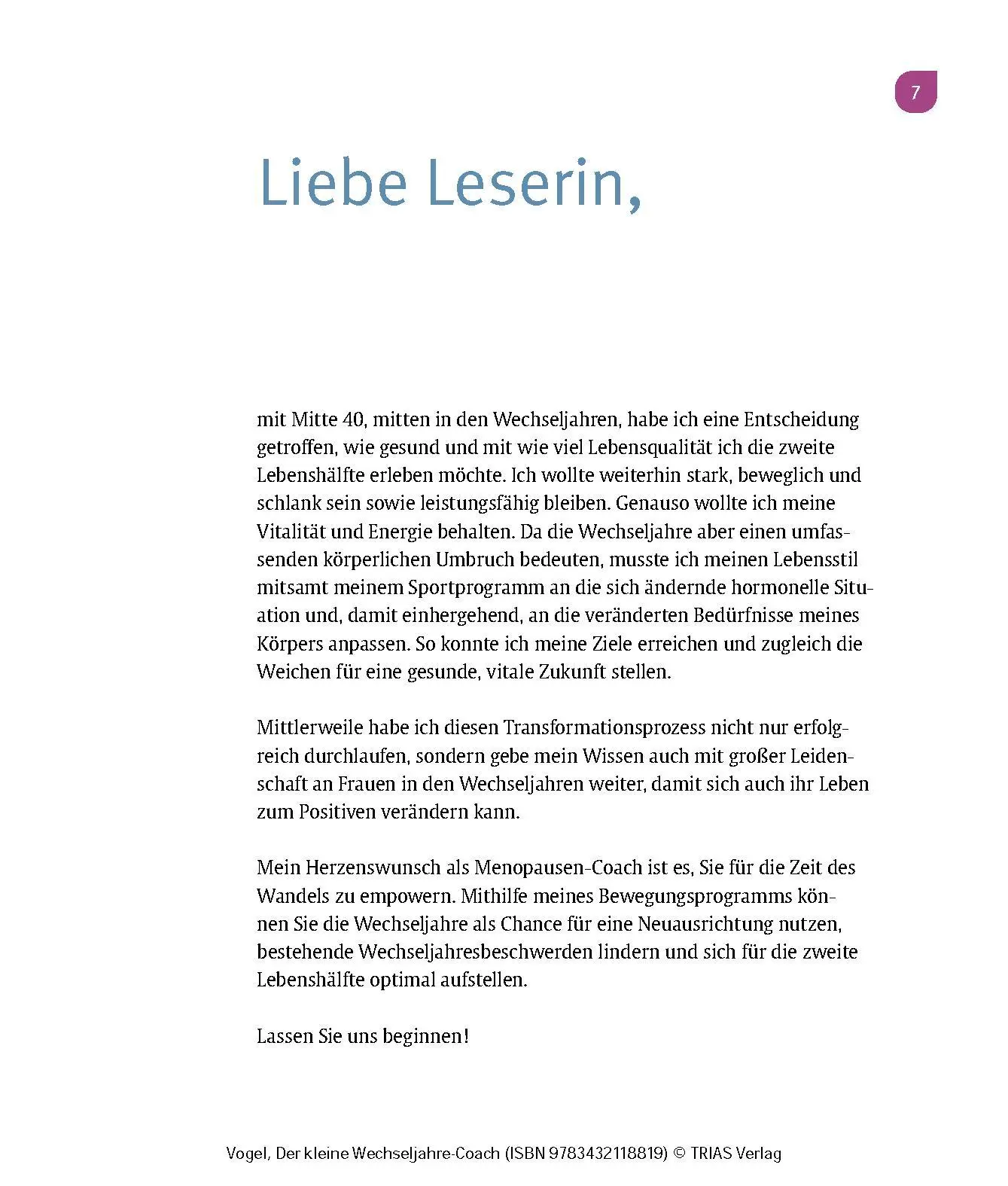 Bild: 9783432118819 | Der kleine Wechseljahre-Coach | Susanne Vogel | Taschenbuch | 132 S.