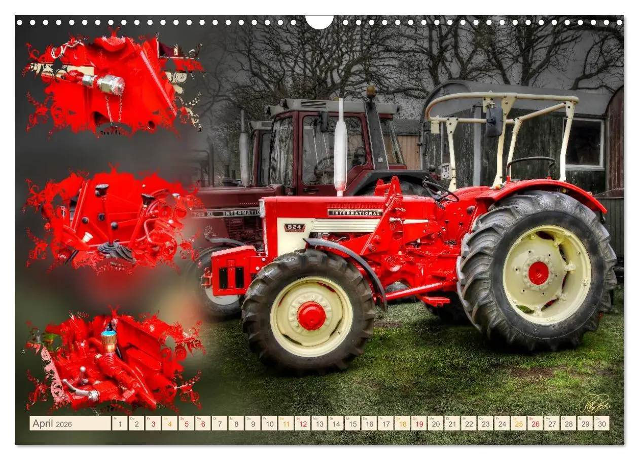 Bild: 9783516058819 | Oldtimer - Traktoren Parade (Wandkalender 2026 DIN A3 quer),...