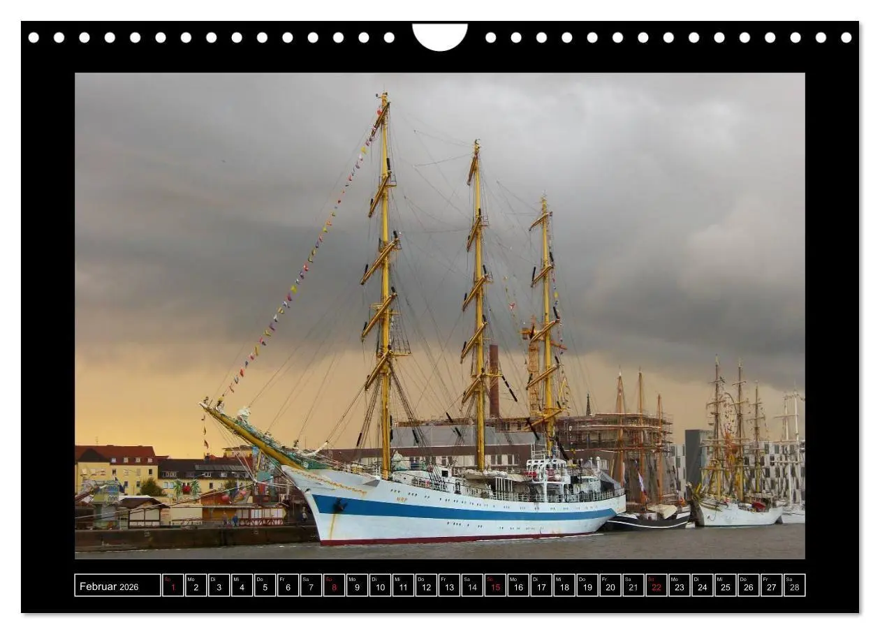 Bild: 9783516678819 | Vollschiffe und Barken 2026 (Wandkalender 2026 DIN A4 quer),...