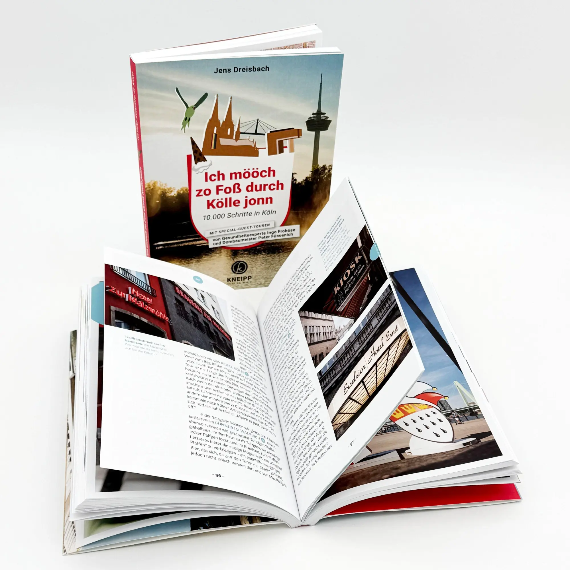 Bild: 9783708808819 | Ich mööch zo Foß durch Kölle jonn | 10.000 Schritte in Köln | Buch