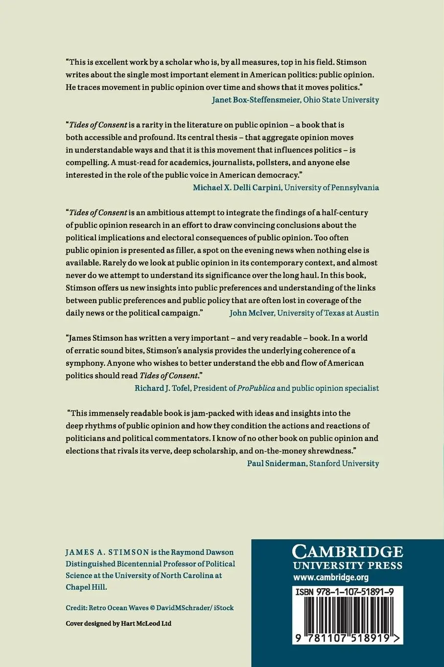 Rückseite: 9781107518919 | Tides of Consent | James A. Stimson | Taschenbuch | Englisch | 2017