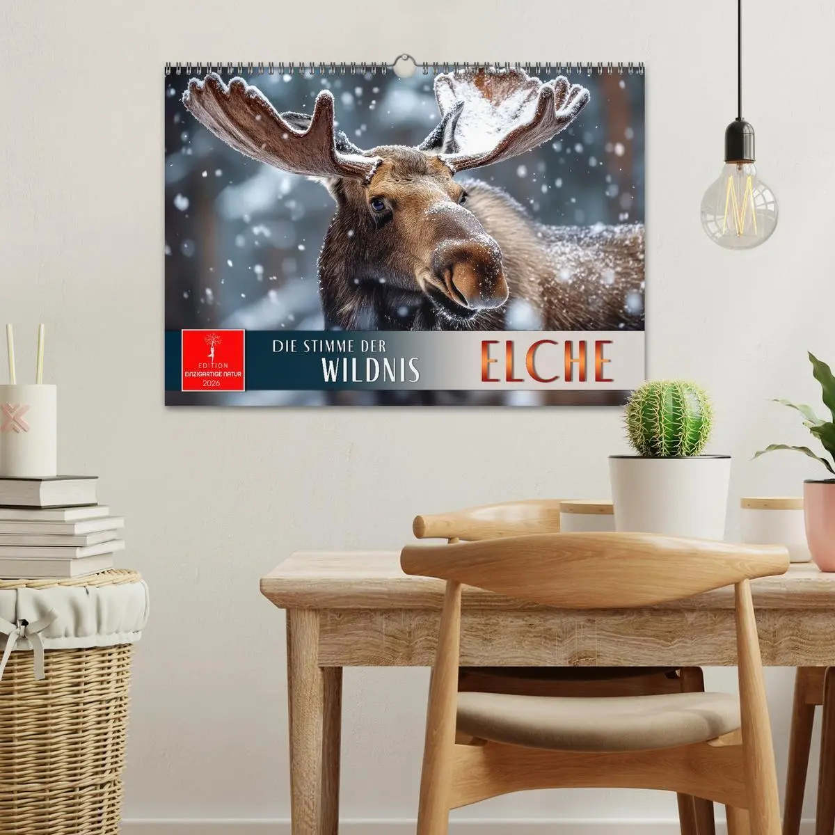 Bild: 9783457338919 | Elche - die Stimme der Wildnis (Wandkalender 2026 DIN A3 quer),...