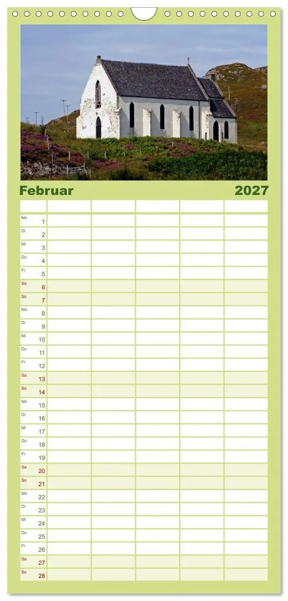 Bild: 9783594338919 | Familienplaner 2027 - Western Highlands - Schottland mit 5 Spalten...