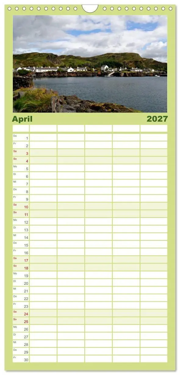 Bild: 9783594338919 | Familienplaner 2027 - Western Highlands - Schottland mit 5 Spalten...