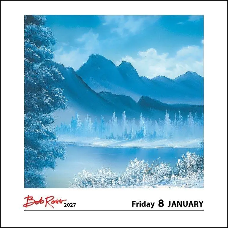 Bild: 9780789349019 | Bob Ross 2027 | Universe Publishing | Kalender | 365 S. | Deutsch