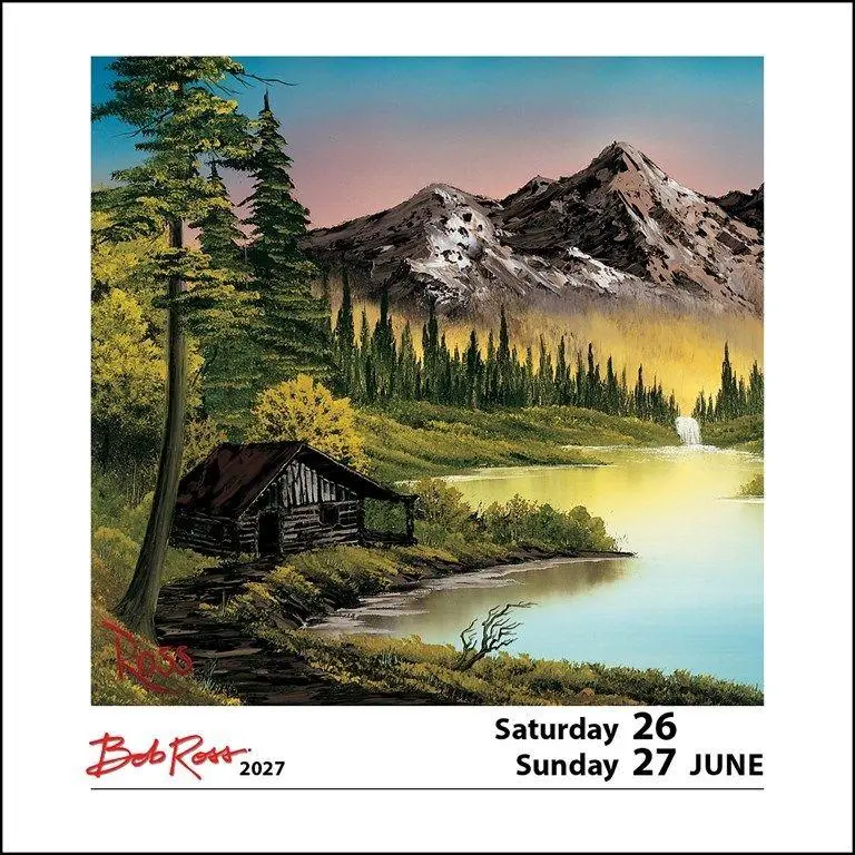 Bild: 9780789349019 | Bob Ross 2027 | Universe Publishing | Kalender | 365 S. | Deutsch