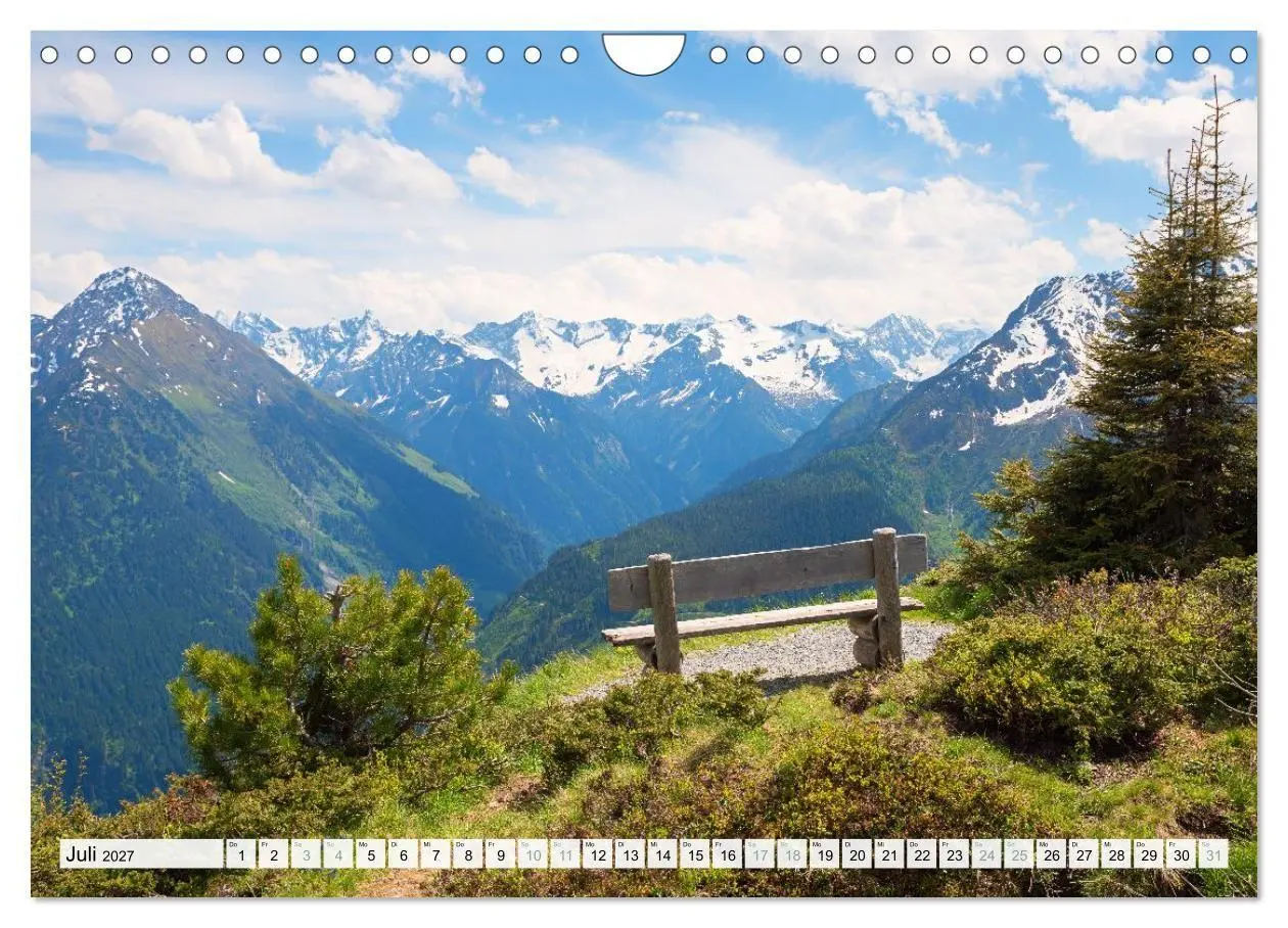 Bild: 9783516799019 | Zillertal - Bergidylle rund um Mayrhofen 2027 (Wandkalender 2027...