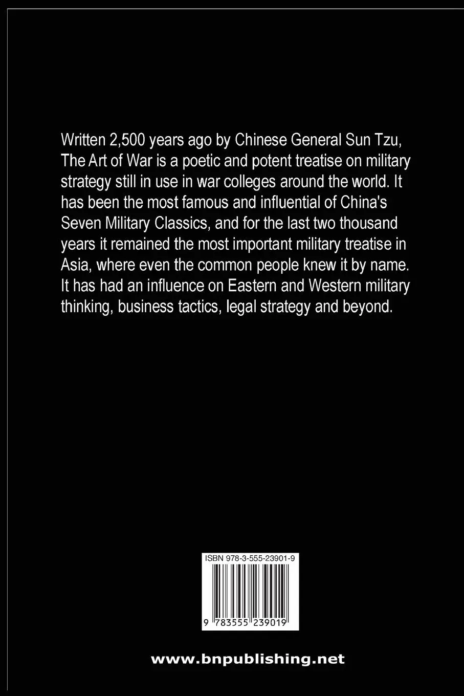 Rückseite: 9783555239019 | The Art of War | Sun Tzu | Taschenbuch | Kartoniert / Broschiert