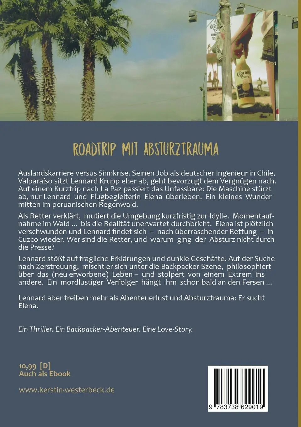 Rückseite: 9783738629019 | Absturz überlebt! | Ein Backpacker-Roadtrip wird zum Albtraum | Buch