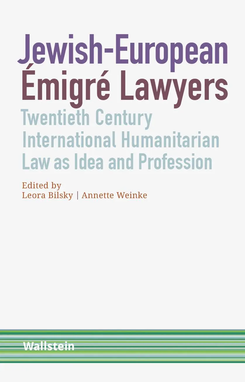 Cover: 9783835339019 | Jewish-European Émigré Lawyers | Leora Bilsky | Taschenbuch | 229 S.