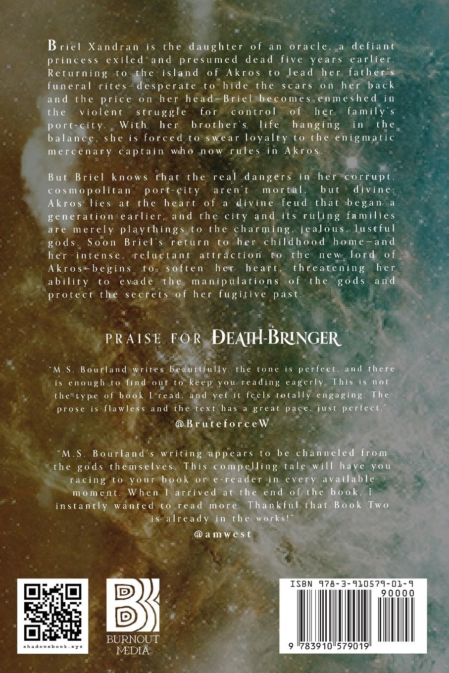 Rückseite: 9783910579019 | Death-Bringer | M. S. Bourland | Taschenbuch | Kartoniert / Broschiert
