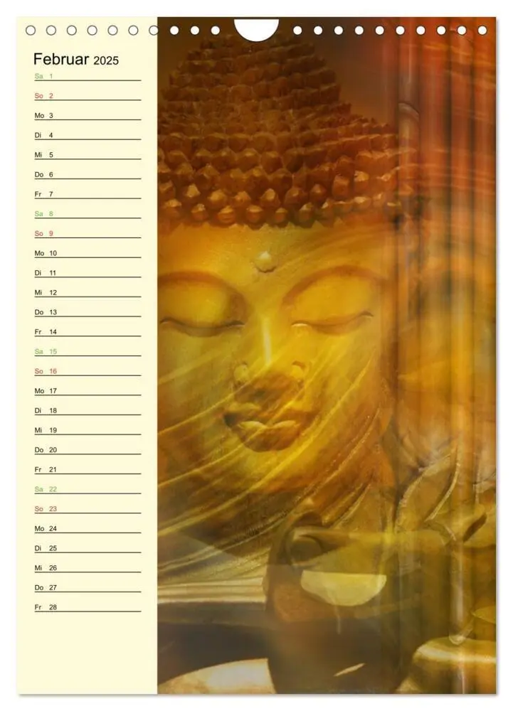 Bild: 9783457079119 | Buddha (Wandkalender 2025 DIN A4 hoch), CALVENDO Monatskalender | 2025